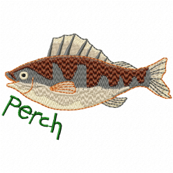 Fishes Embroidery Design 8